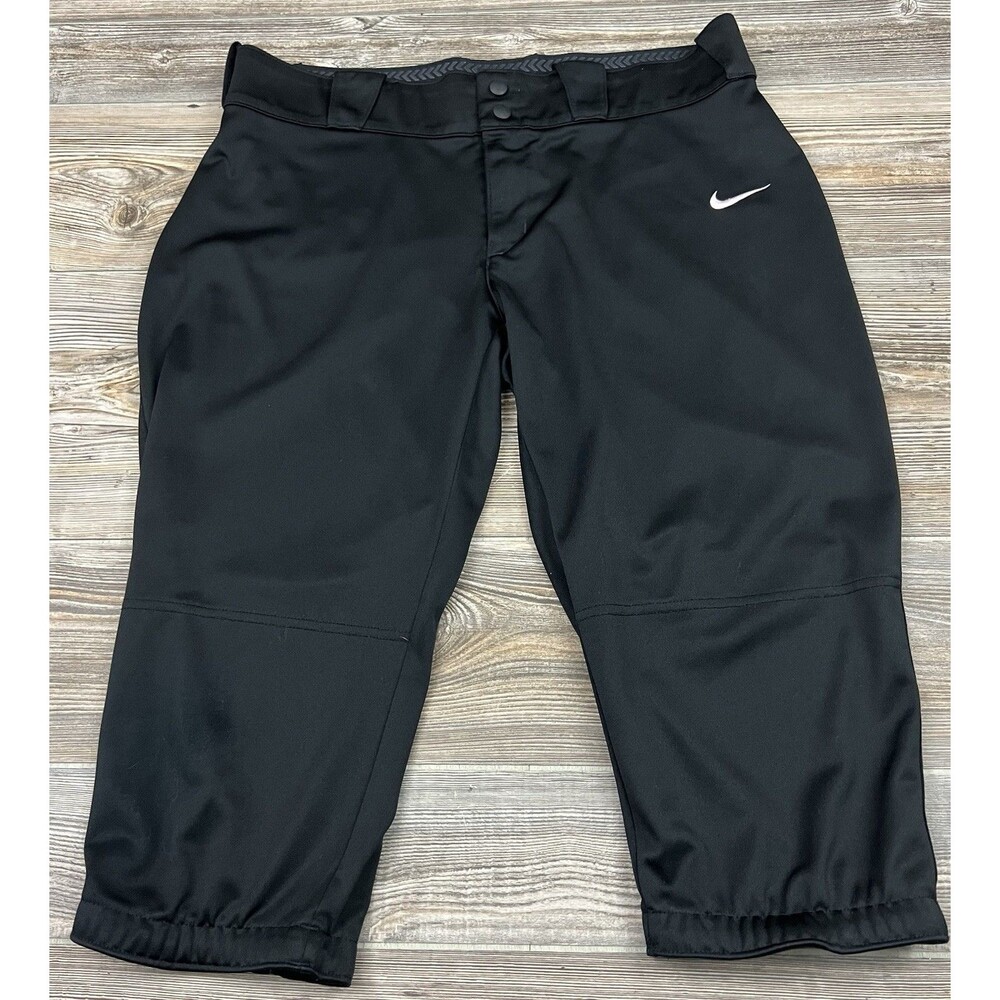 Nike Women's Slim Fit Soft Ball Pants Cropped Style #812572 ~18" Inseam